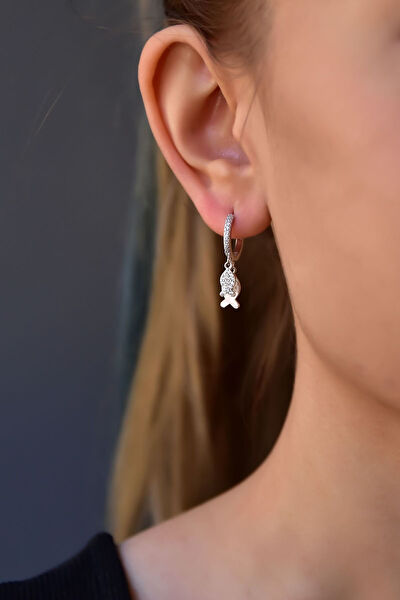 Papatya Silver Küpe