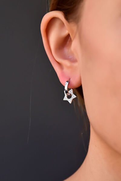 Papatya Silver Küpe