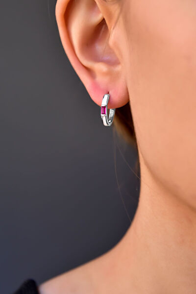 Papatya Silver Küpe