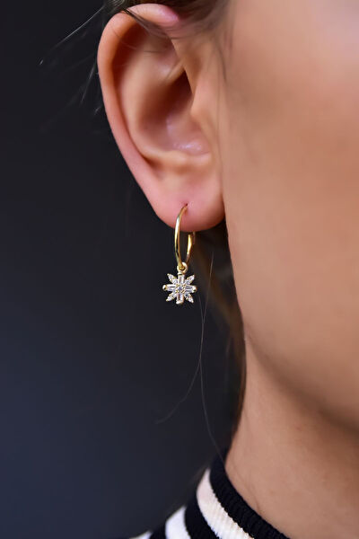 Papatya Silver Küpe