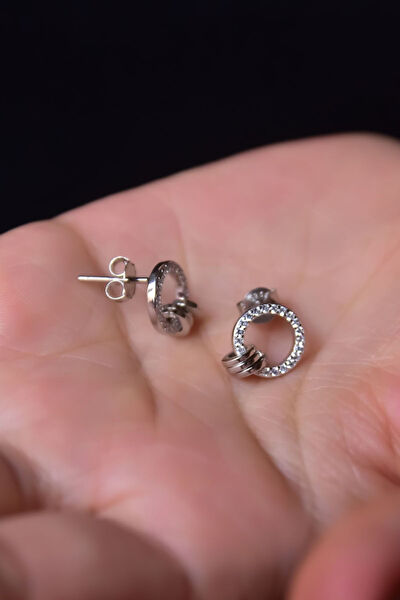 Papatya Silver Küpe