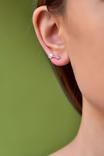 Papatya Silver Küpe