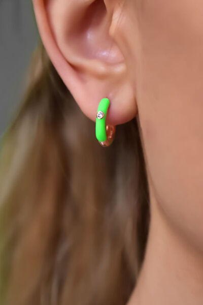 Papatya Silver Küpe