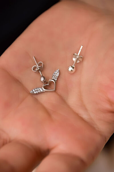 Papatya Silver Küpe