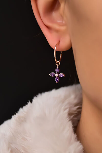 Papatya Silver Küpe