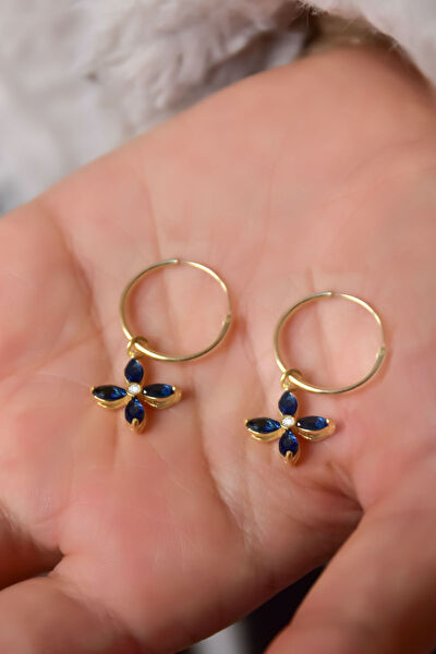 Papatya Silver Küpe