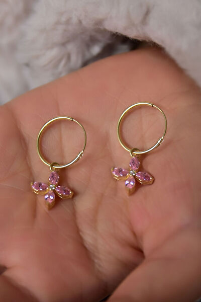 Papatya Silver Küpe