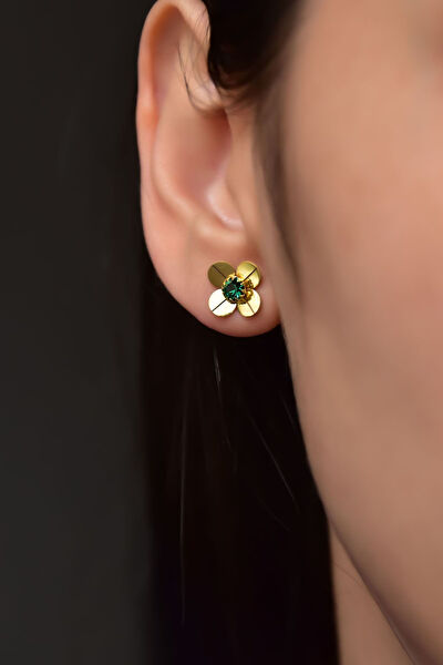 Papatya Silver Küpe