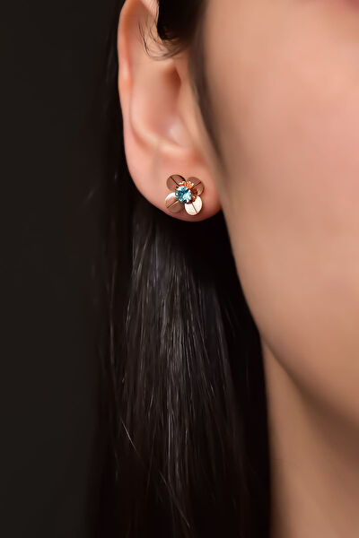 Papatya Silver Küpe