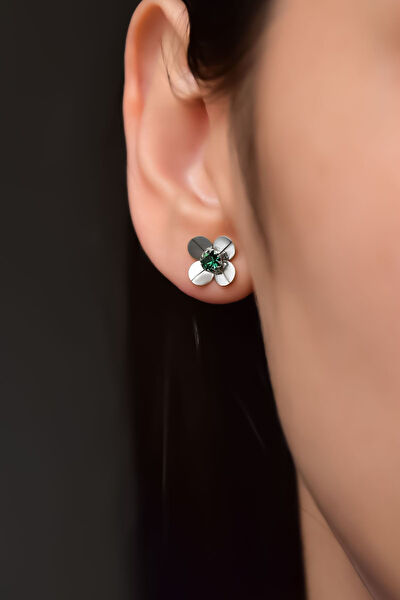 Papatya Silver Küpe