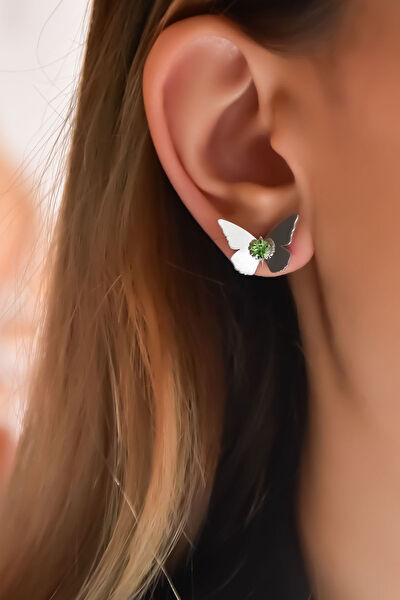 Papatya Silver Küpe