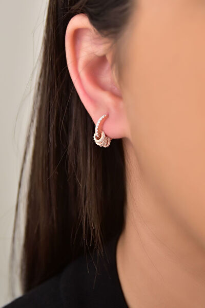 Papatya Silver Küpe