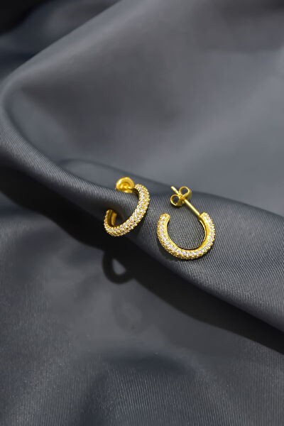 Papatya Silver Küpe