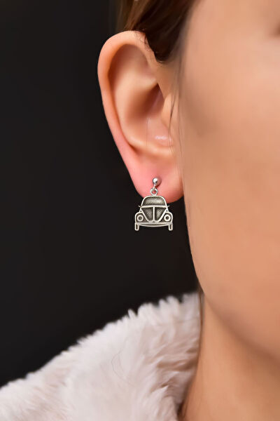 Papatya Silver Küpe