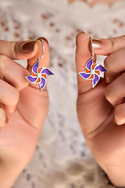 Papatya Silver Küpe