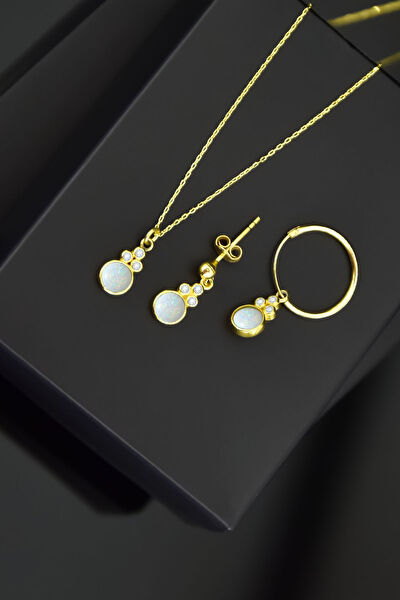 Papatya Silver Takı Seti