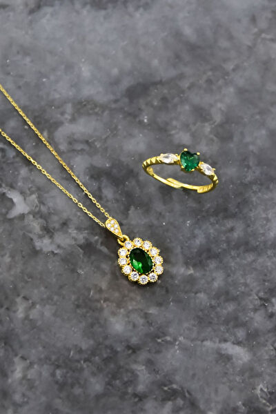 Papatya Silver Takı Seti