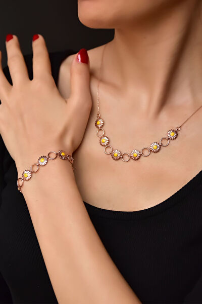 Papatya Silver Takı Seti