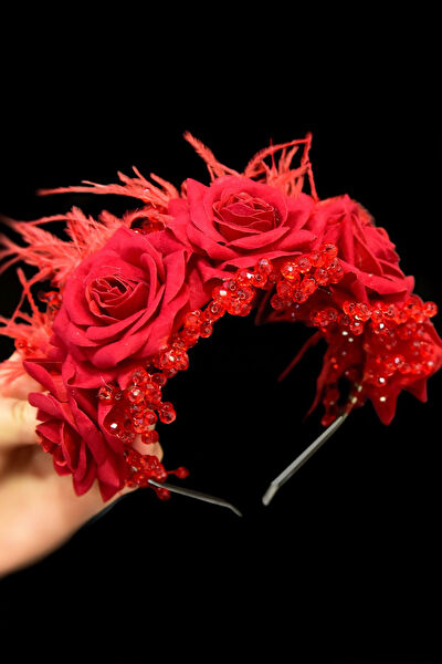 Papatya Silver Kadın Taç ve Saç Bandı