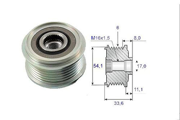 Valeo Alternatör Rulmanı