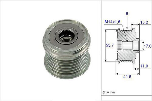 Valeo Alternatör Kasnağı