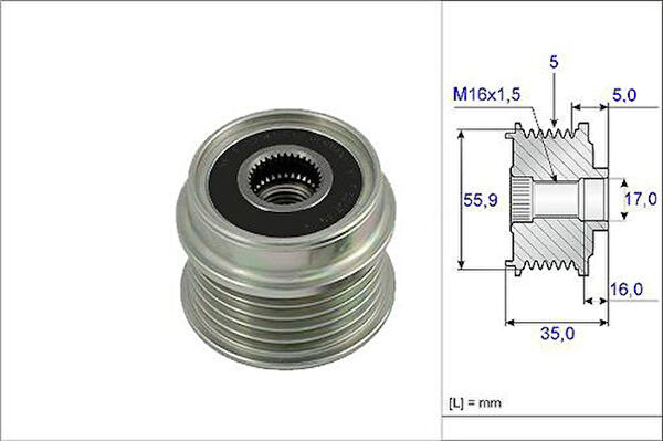 Valeo Alternatör Kasnağı