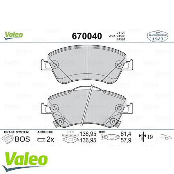 Valeo Fren Balataları