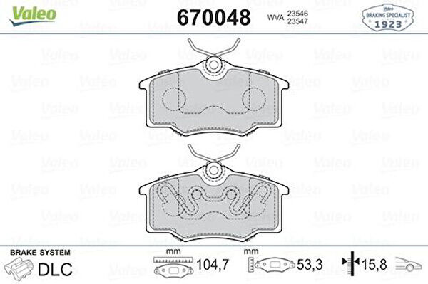 Valeo Fren Balataları