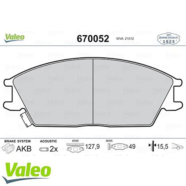 Valeo Fren Balataları