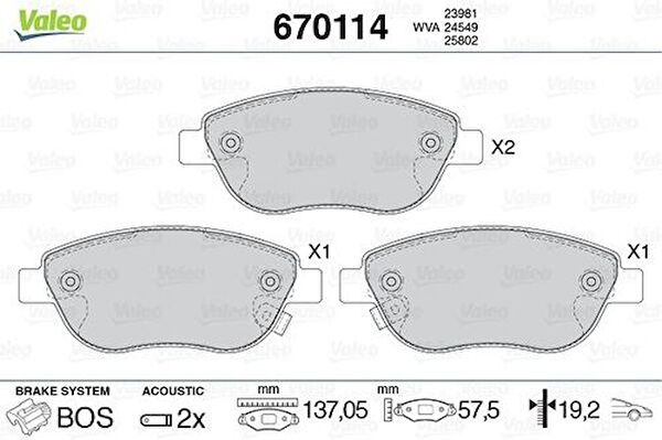 Valeo Fren Balataları