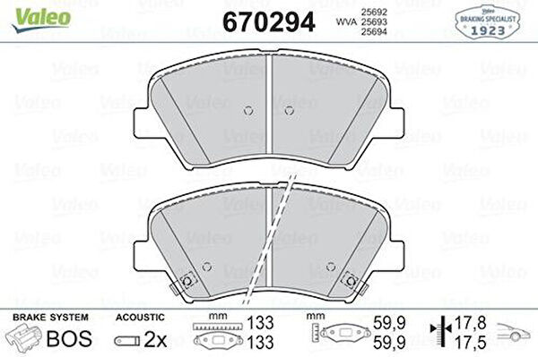 Valeo Fren Balataları
