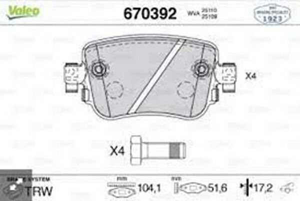 Valeo Fren Balataları