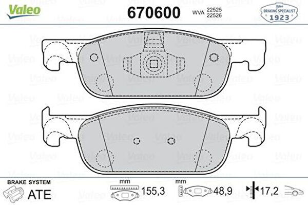 Valeo Fren Balataları