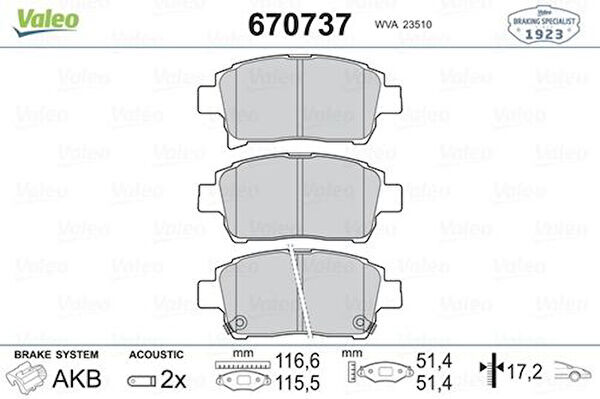 Valeo Fren Balataları