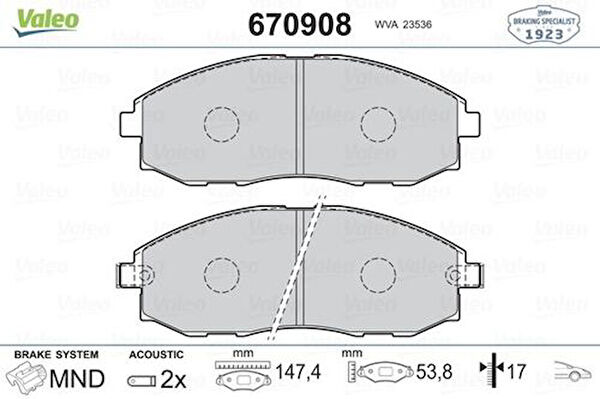 Valeo Fren Balataları