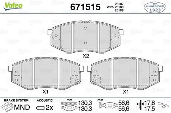 Valeo Fren Balataları