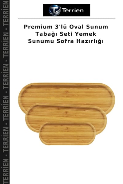 Terrien Servis, Sunum Tabakları