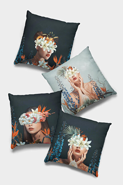 Viva Home Dekoratif Yastık, Kırlent, Kılıf