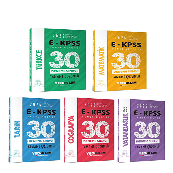 Yediiklim Yayınları Sınav Hazırlık