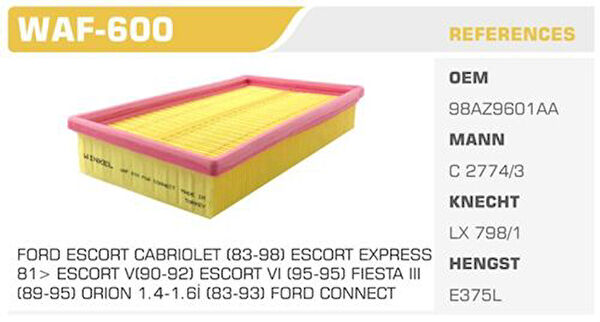 Winkel Hava Filtreleri