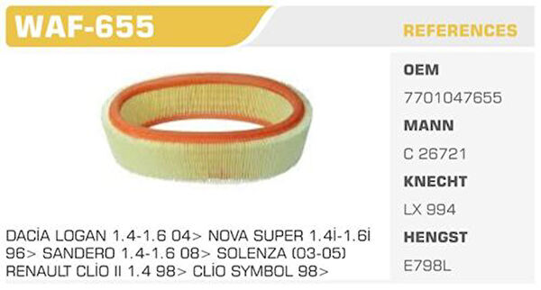 Winkel Hava Filtreleri