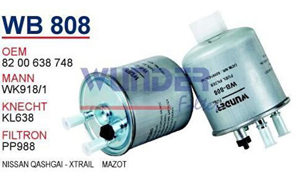 Wunder Yakıt Filtreleri