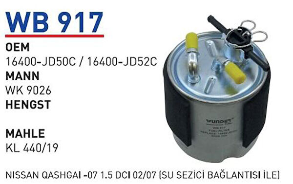 Wunder Yakıt Filtreleri