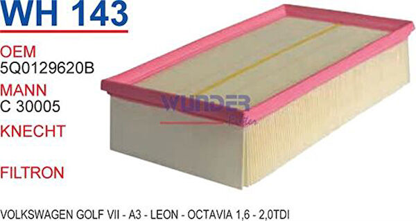 Wunder Hava Filtreleri