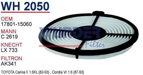 Wunder Hava Filtreleri