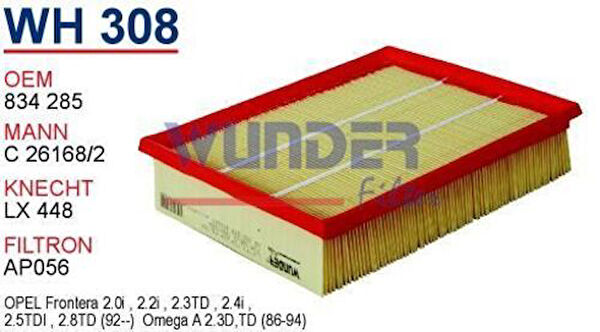 Wunder Hava Filtreleri