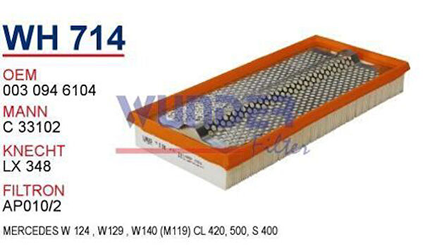 Wunder Hava Filtreleri