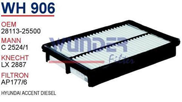 Wunder Hava Filtreleri