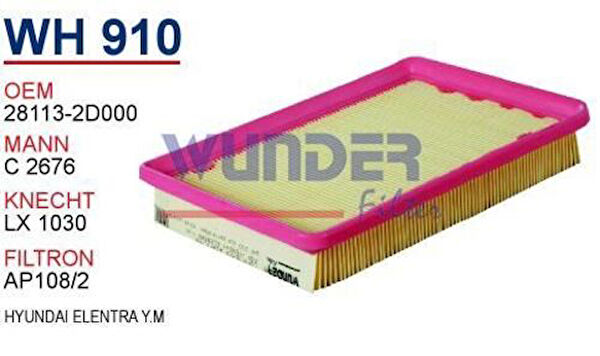 Wunder Hava Filtreleri