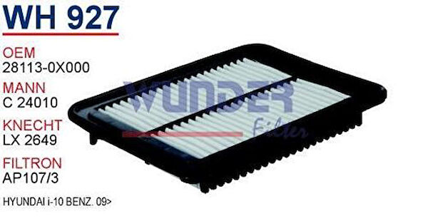 Wunder Hava Filtreleri